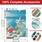 DIY 5D Diamond Painting Kits Sea Shell for Adults Beginners,Beach Diamond Art Full Round Diamond Drill,Starfish Paintings by Diamonds Home Wall Decor Gift(30x40cm/11.8X15.7inch)